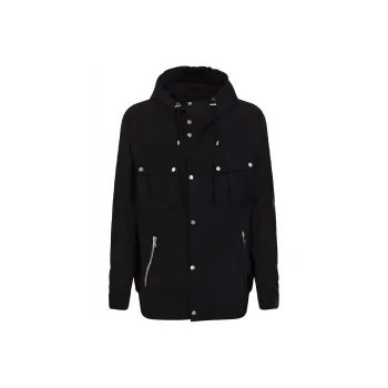 BALMAIN Pocket Detail Hooded Jacket