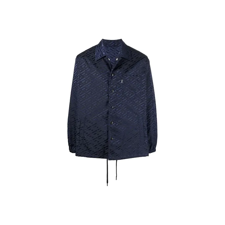FANSIZHE VERSACE SS22 Jackets Coats Men's Blue-0