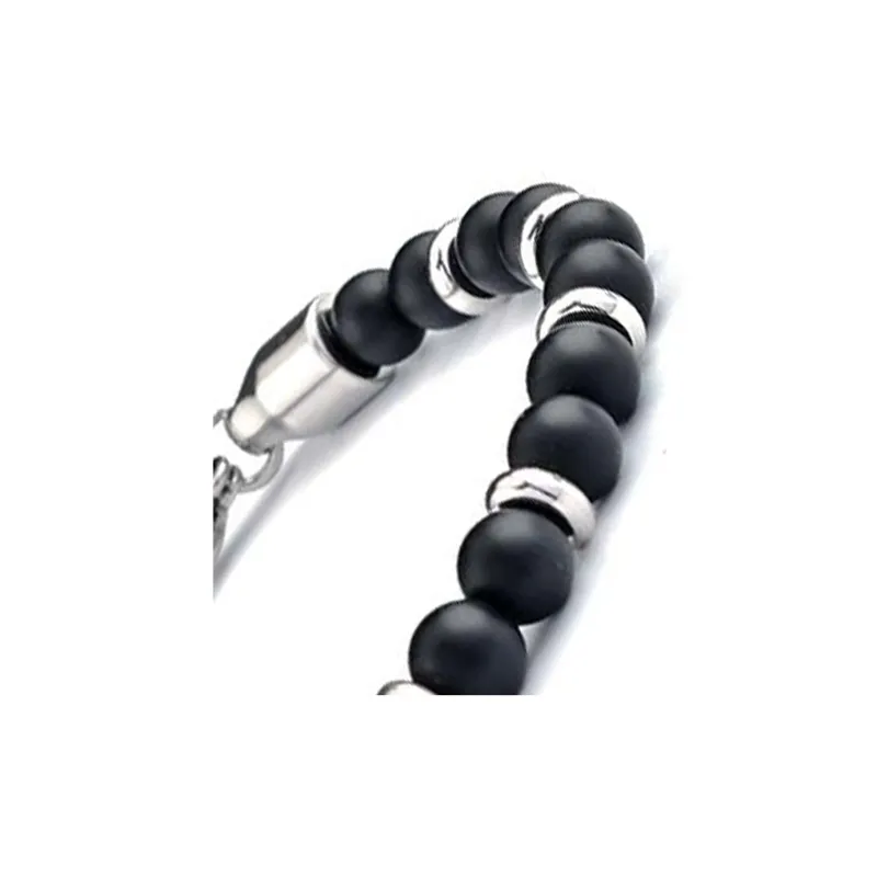 MUXIANG Scrub Stone Bracelets Unisex-4