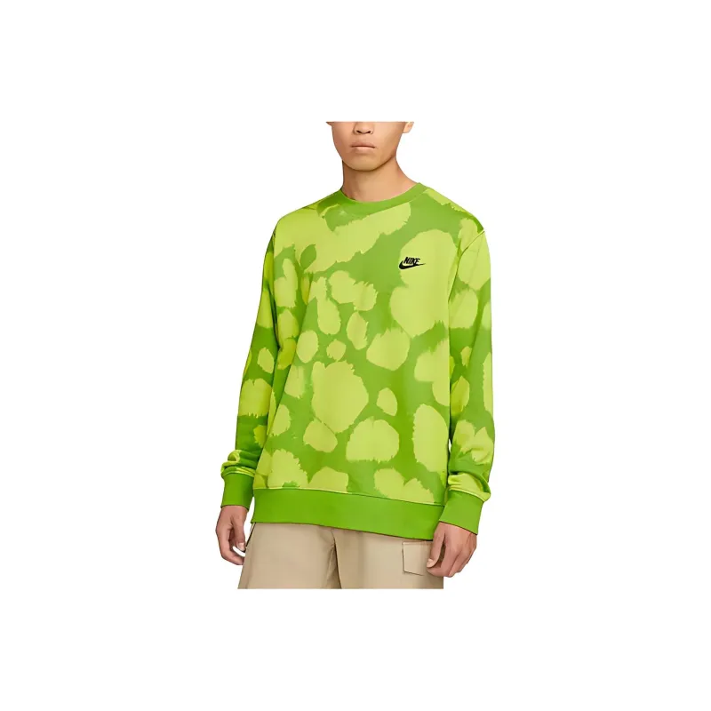 Nike Sportswear Essentials Series Sweatshirts Men Green-0
