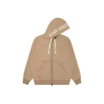 Aape Moonface Logo Zip up Hoodie