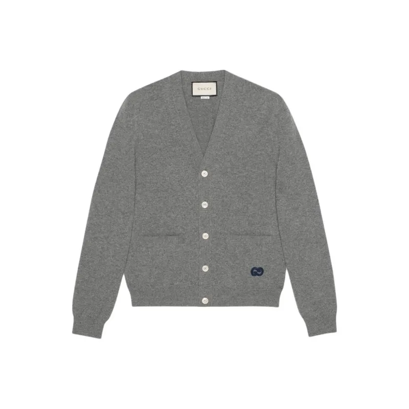 GUCCI Horsebit detail Cashmere Cardigan-0
