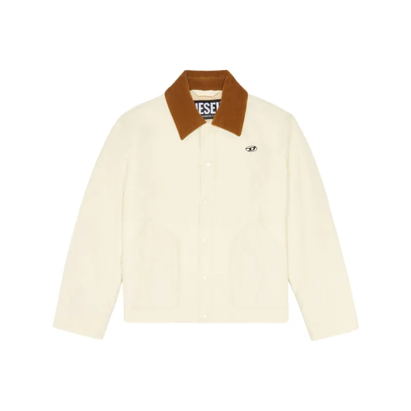 DIESEL Jackets Men White-0
