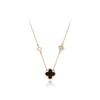 MGS 999 Fine Silver Everyday Versatile Commute Outfit With Luxury Elegant Bestie Students Collarbone Chain Women's