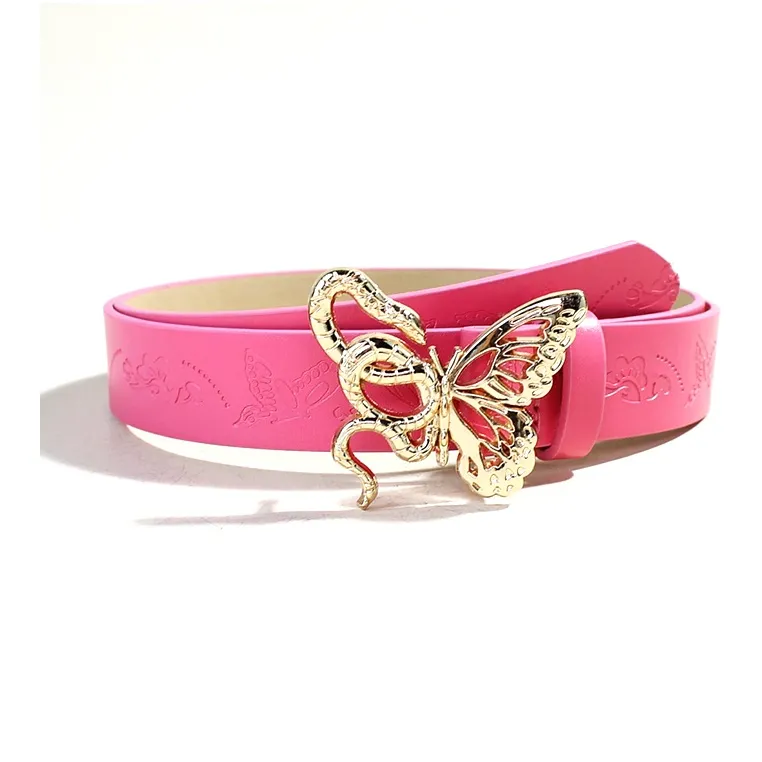 Lanza Cow Leather Belts Unisex Width 2.8CM-6