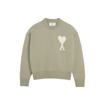 AMIPARIS Paris Ami De Coeur Logo Detailed Crewneck Jumper
