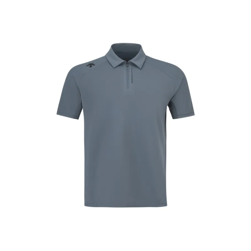 DESCENTE TRAINING Short Sleeved Polo Shirt Men's-0