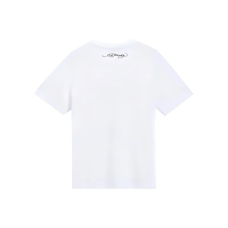 Ed Hardy T Shirts Men White E1QYM234-1