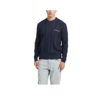 GUESS Sweaters Men Blue
