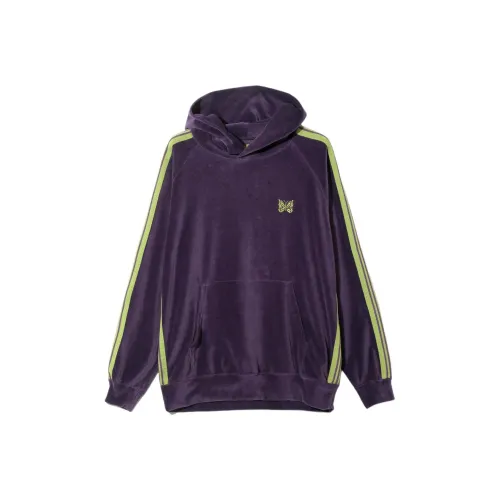Needles Side stripe Velour Hoodie