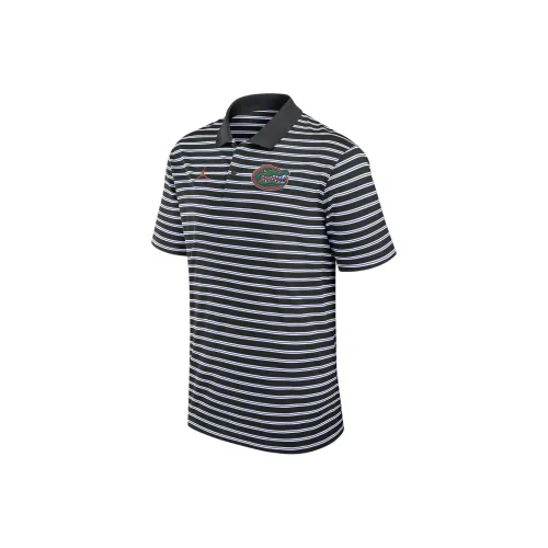 JORDAN Florida Gators Primetime Victory Striped Men's JORDAN Dri FIT College Polo