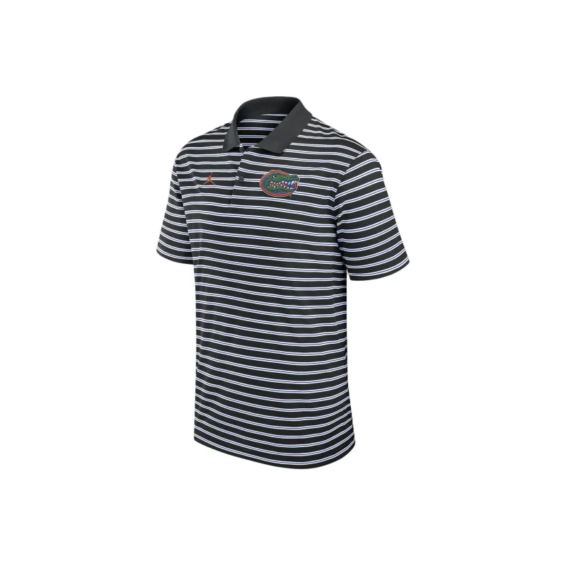 Jordan Florida Gators Primetime Victory Striped Men's Jordan Dri FIT College Polo-0