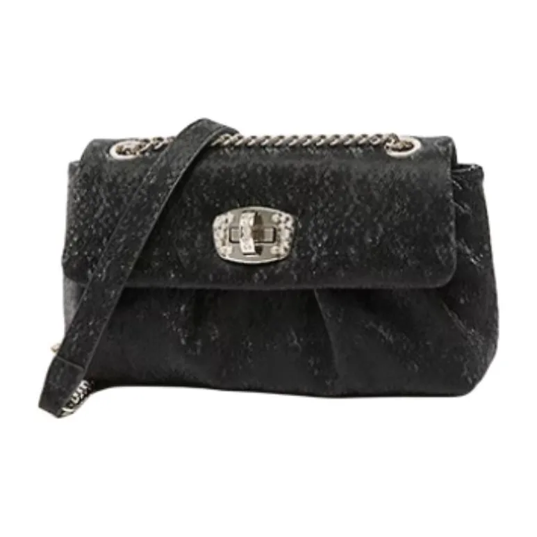 Three Blessings PU Shoulder Bag Medium Size Women's Multicolor-9