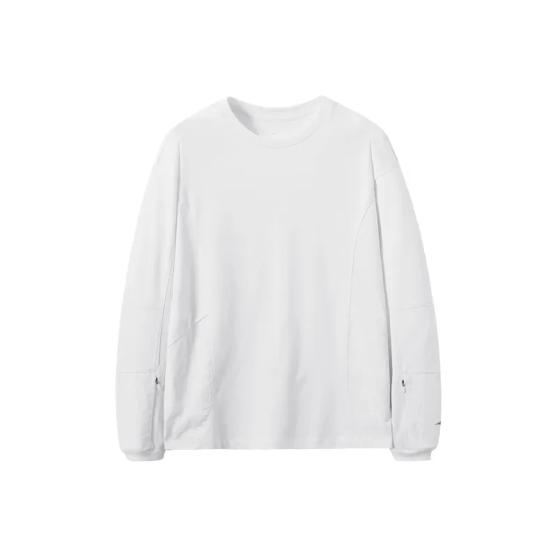 Mizuno x INSILENCE LONG SLEEVE Sweatshirt Men's White-0
