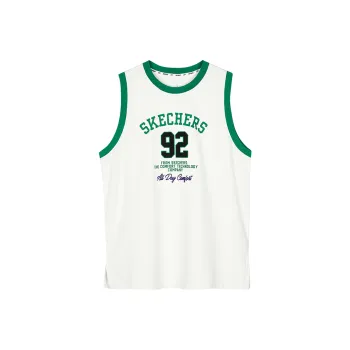 Skechers SS24 Tank Tops Unisex Marshmallow White