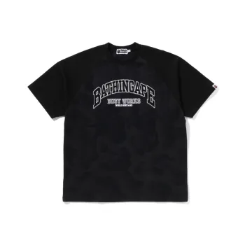 A BATHING APE Embroidered logo Cotton T shirt