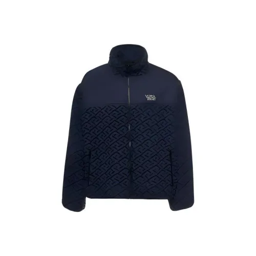 VERSACE Jackets Men Blue