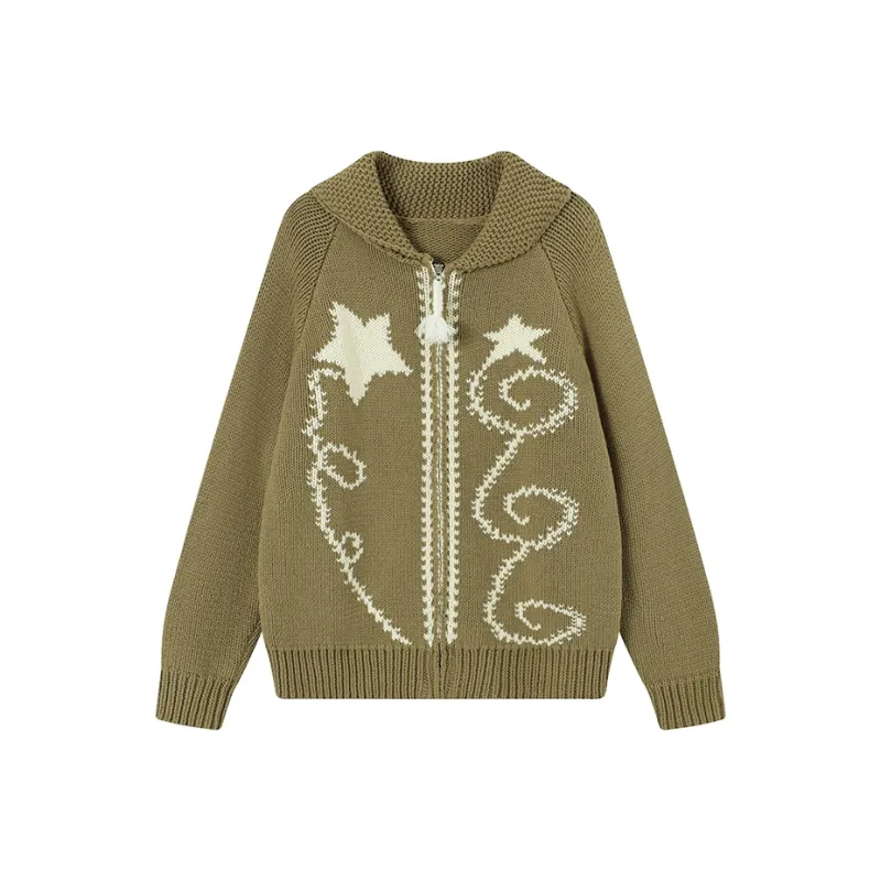 Crying Center Sweater Cardigan Unisex-0