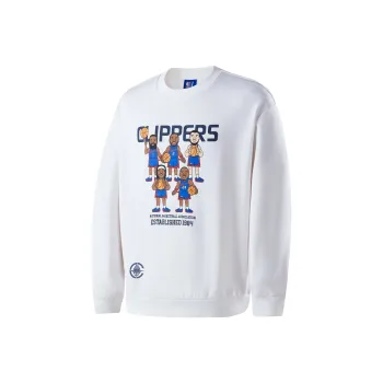 NBA Los Angeles Clippers Sweatshirt Unisex White