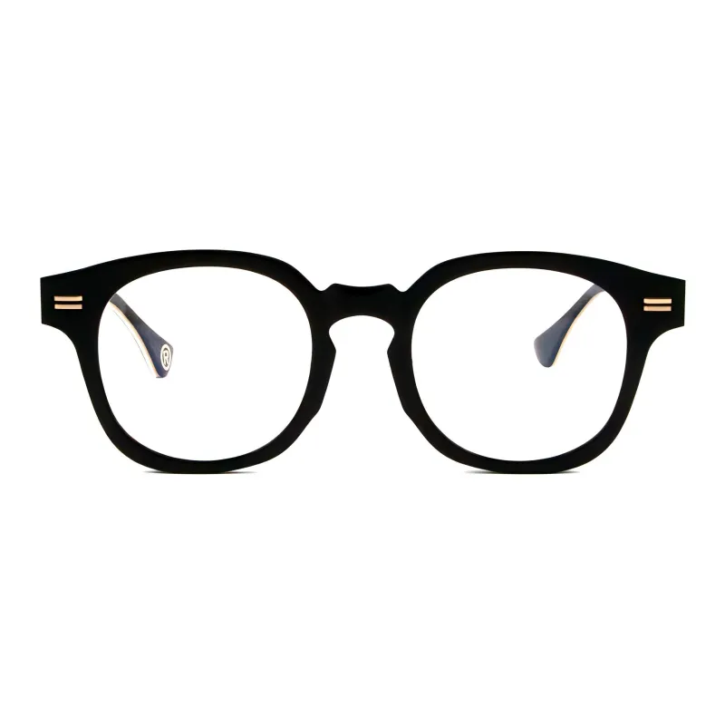 A BATHING APE Eyeglass Frames Unisex Black-1