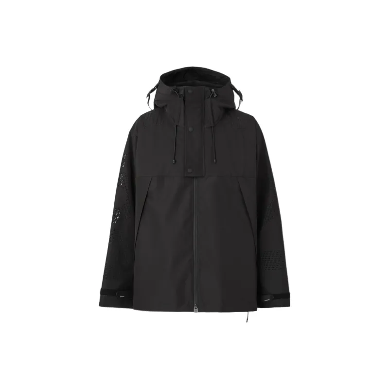 Burberry Perforated Logo Nylon Jacket-0