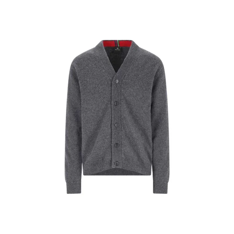 Paul Smith V Neck Knitted Cardigan-0