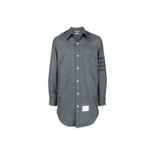 THOM BROWNE Jackets Men Gray