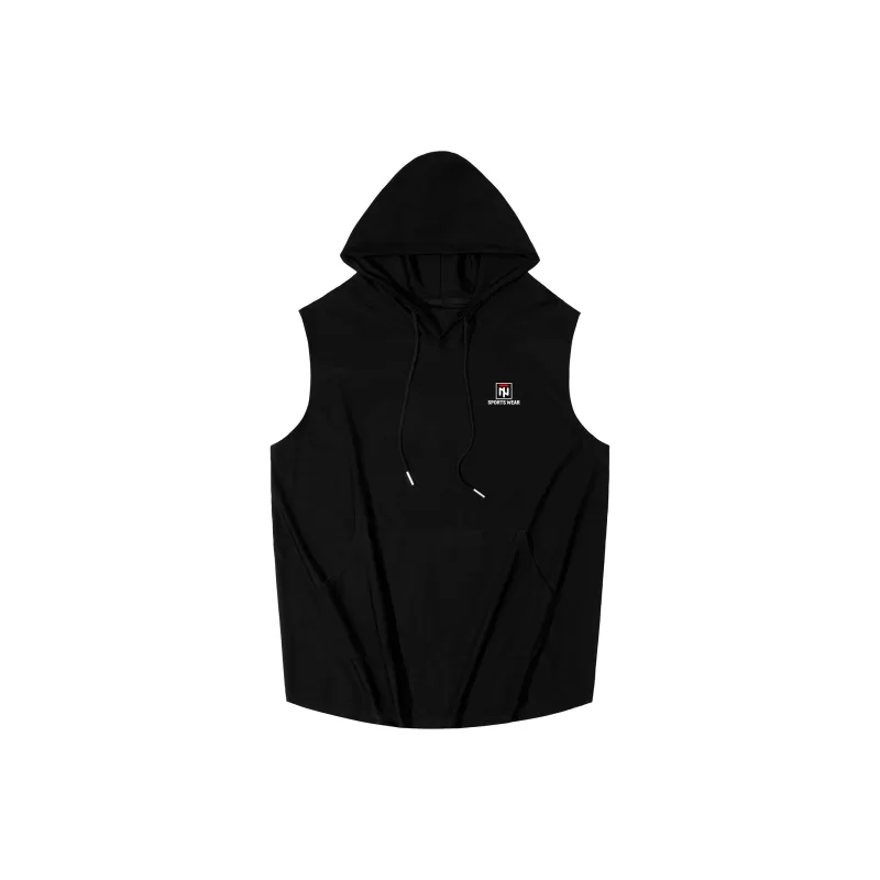 ZNTN Tank Tops Unisex Black-0