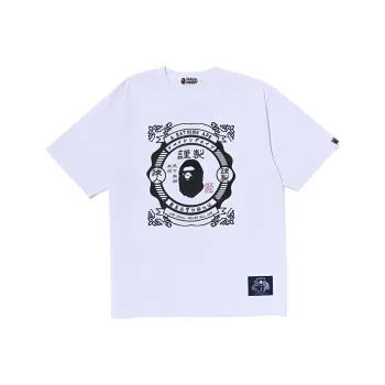 A BATHING APE SS23 Ape man Manufactured Series T Shirts Men