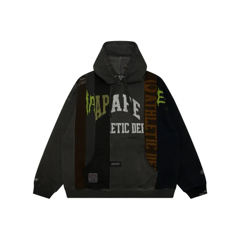 Aape Logo Patchwork Hoodie-0