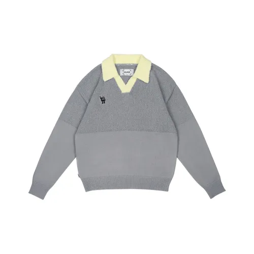 MYSAMESAME Sweater Unisex Gray In Stock
