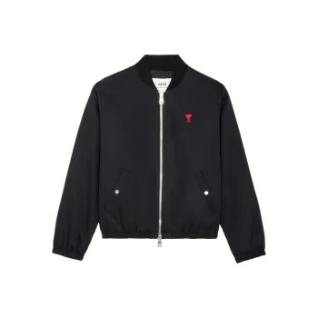 AMIPARIS Ami De Coeur Zip up Bomber Jacket