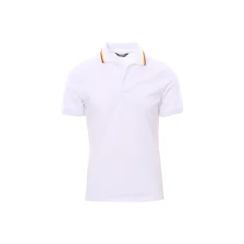 K WAY Striped collar Polo Shirt