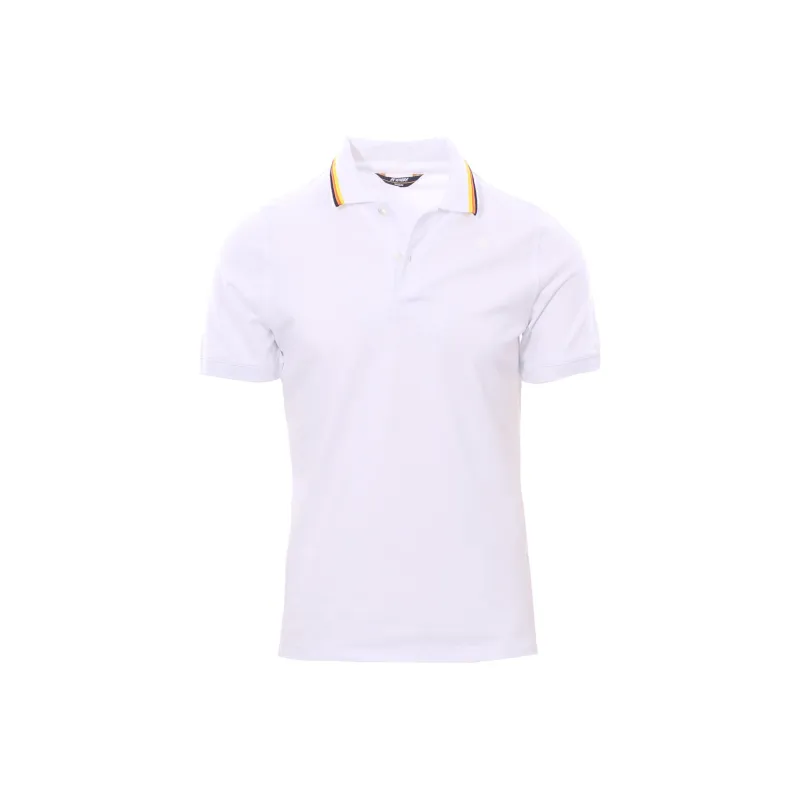 K WAY Striped collar Polo Shirt-0
