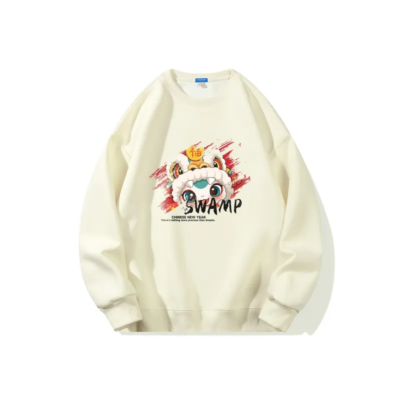 SWAMP AREA Sweatshirt Unisex Burgundy-11