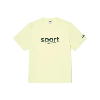 FILA T-Shirts Unisex Lemon