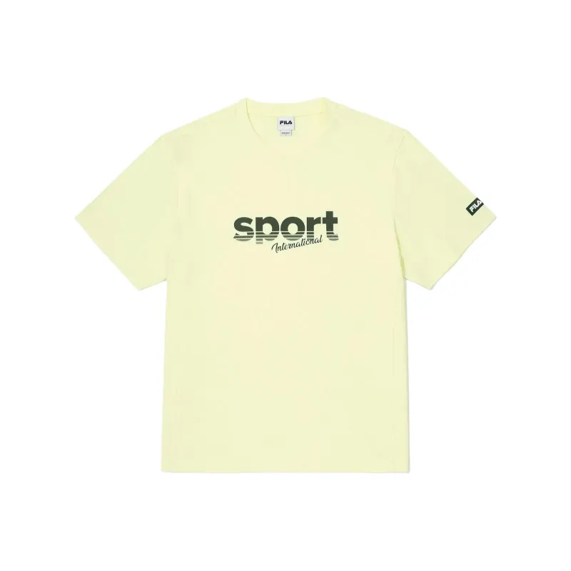 FILA T Shirts Unisex Lemon-0