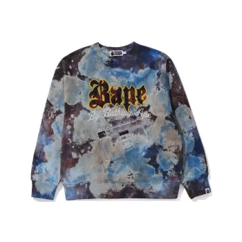 Bape Tie Dye Boombox Crewneck