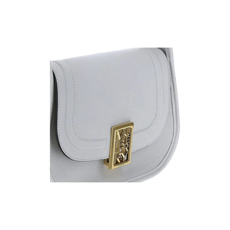 Mulberry Leather Shoulder Bag Women's White-3