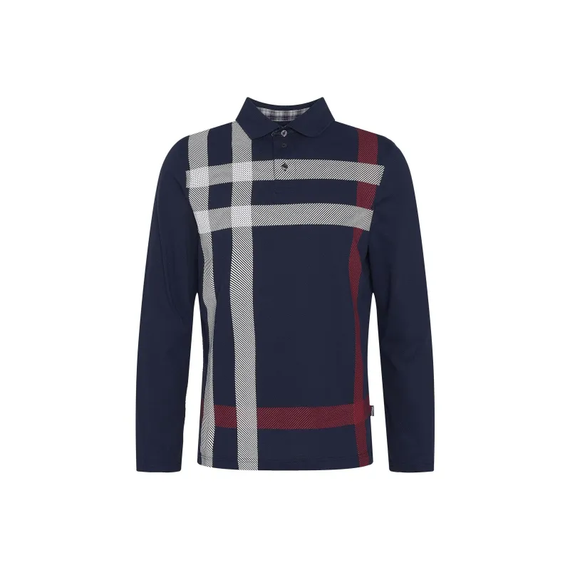 BARBOUR SS24 Polo Shirt Men's Dark Blue-0