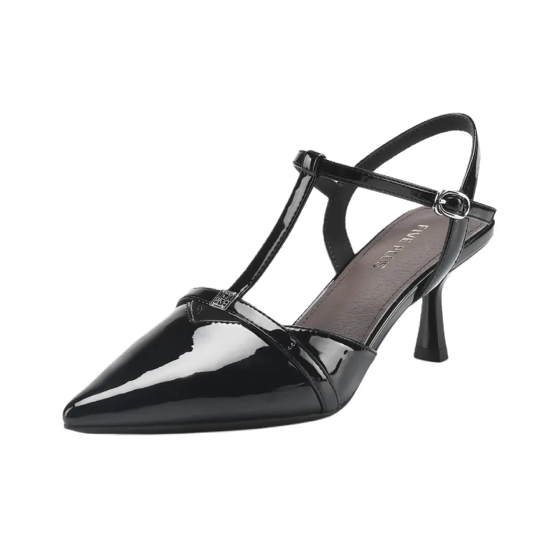 FIVE PLUS High Heels Women's Beige, Black-7