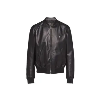 PRADA Leather Bomber Jacket