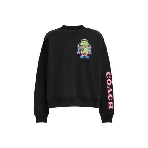 COACH FW24 Sweatshirt Men's Black