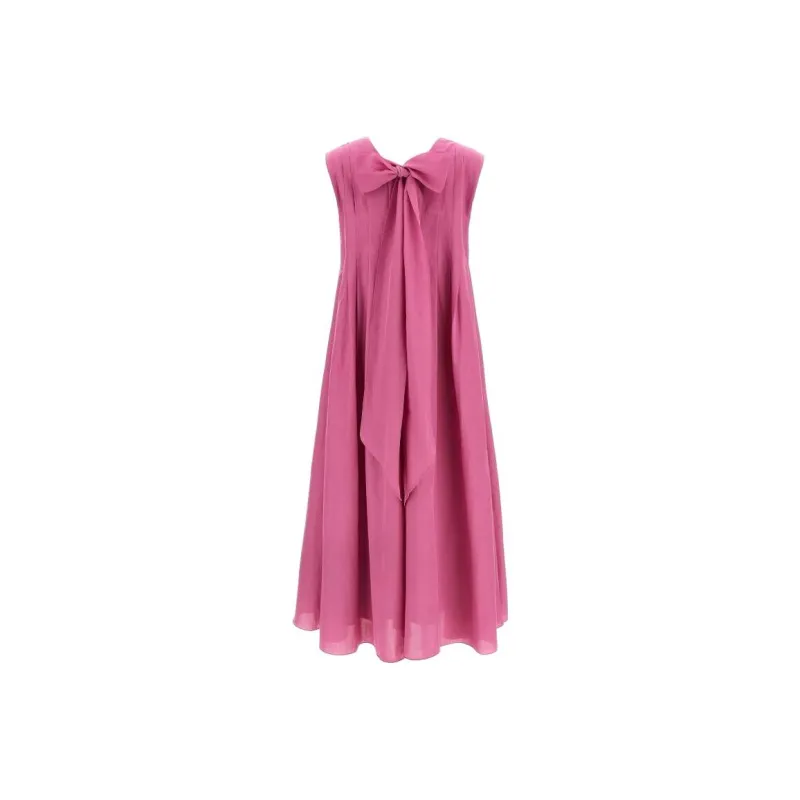 'S MAX MARA Sleeveless Dress Women's Pink-1