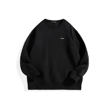 PEACEBIRD MEN Vintage Crew Neck Striped Letter Sweatshirt Men's