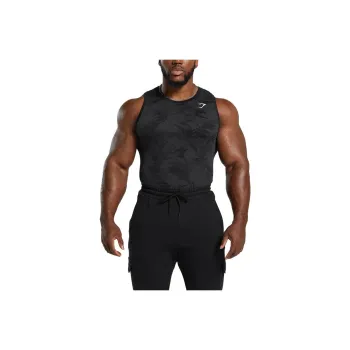GYMSHARK Tank Top Men's Charcoal Gray