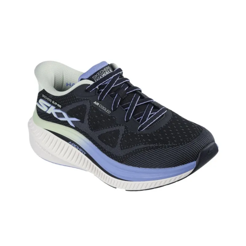 Skechers Cushioning And Breathable Low Top Running Shoes Women's Black-2