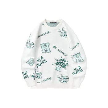 HLA JEANS Knitwear Men's Dark Green Pattern