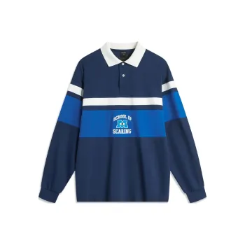 LiNing x Disney Polo Shirt Men's Deep Prussian Blue/Color Blue