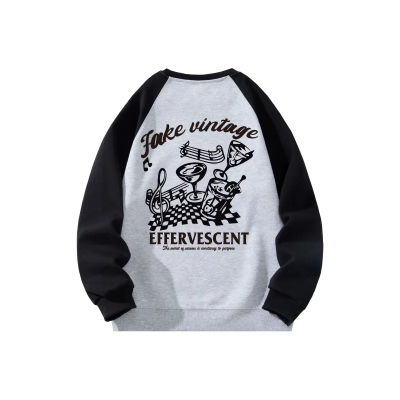 FAKE VINTAGE Sweatshirts Unisex-2